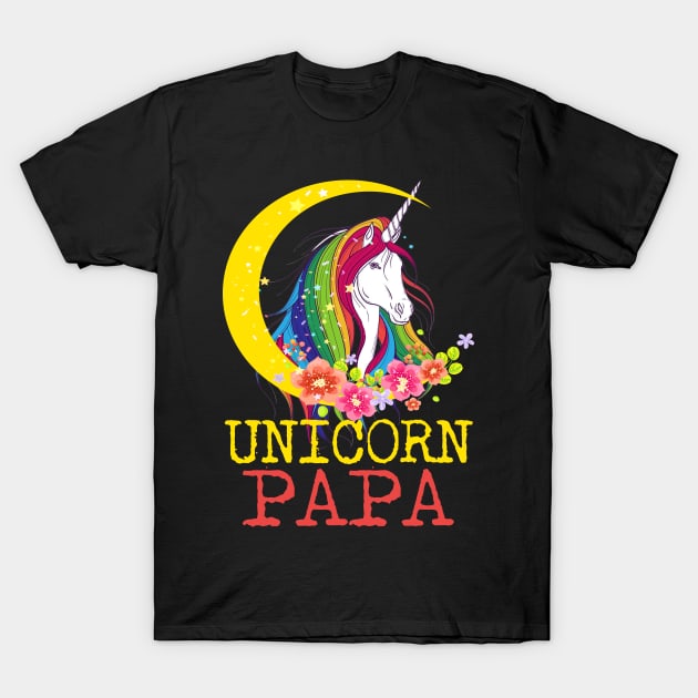 Unicorn Papa T-Shirt by jrgmerschmann